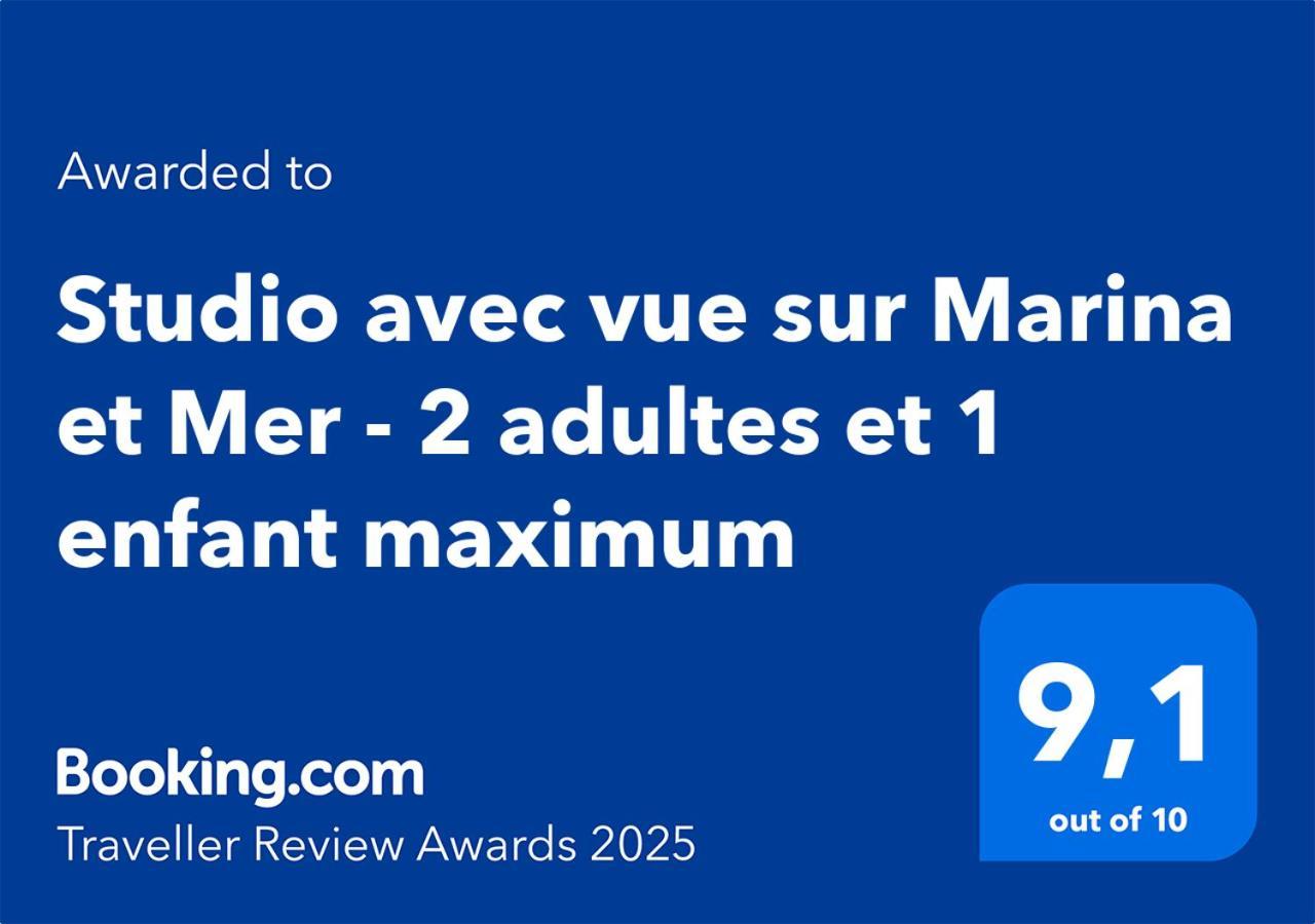 Studio Avec Vue Sur Marina Et Mer - 2 Adultes Et 1 Enfant Maximum Mandelieu Eksteriør billede